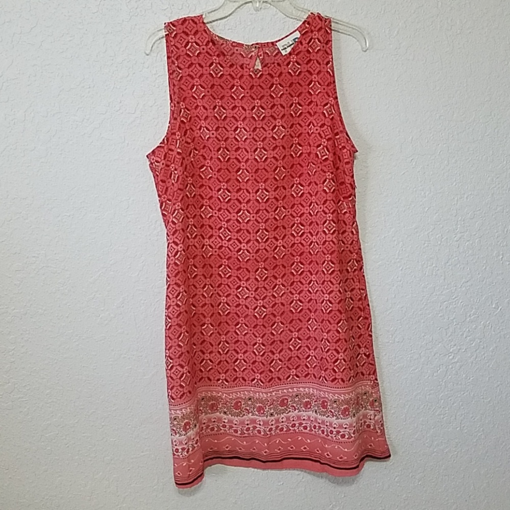 Mod print dress, size Large